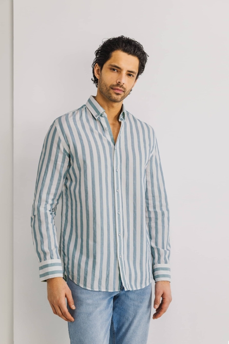 State of Art shirt ls striped dou